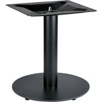 Pied de table bas d'intérieur Fino rond VEGA; 43x45 cm (ØxH); noir; rond(e)