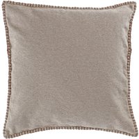 ERWIN M. Housse de coussin Graz; 50x50 cm (Lxl); taupe