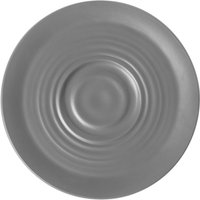 6x VEGA Sous-tasse café expresso Kanas ; 11.4x1.3 cm (ØxH); gris; rond(e); 6 pièce(s) / Lot