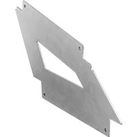 2x VEGA Connecteurs pour présentoir de buffet Doubna; 44.2x0.3x18.1 cm (LxlxH); argenté; 2 pièce(s) / Lot