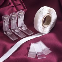 ERWIN M. Set di fissaggio per skirting 18 pezzi; bianco