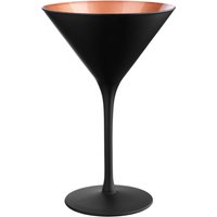 6x VEGA Bicchiere martini Joleen; 210 ml, 11.6x17.3 cm (ØxH); nero/rame; 6 pz. / Pacco