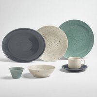 VEGA Campioni stoviglie Alessia 7 pezzi; beige/grigio/turchese