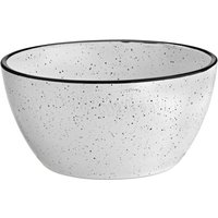 6x VEGA Ciotolina Fungio rotondo; 430 ml, 12.5x6.2 cm (ØxH); bianco/nero; rotonda; 6 pz. / Pacco