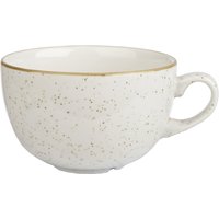 Tazza cappuccino Stonecast Barley White Churchill; 500 ml, 11.5x7 cm (ØxH); bianco/marrone; rotonda; 6 pz. / Pacco