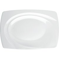 Piatto Soria VEGA; 28x19 cm (LxL); bianco; rettangolare; 6 pz. / Pacco