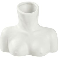 Vase Agata; 17x10.5x15 cm (LxlxH); blanc