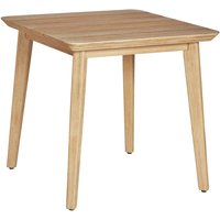 Table d'extérieur Costo carrée VEGA; 80x80x76 cm (LxlxH); brun clair; carré(e)