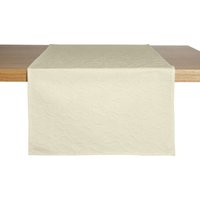 ERWIN M. Chemin de table Biella ; 40x170 cm (lxL); beige clair; rectangulaire