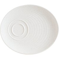 Sous-tasse café Liora Ripple Bonna; 20x17x2 cm (LxlxH); blanc; 12 pièce(s) / Lot