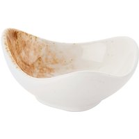 Mini coupelle Purior VEGA; 4 cl, 8.3x7.8x4.2 cm (LxlxH); blanc/brun; 12 pièce(s) / Lot