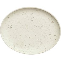 Assiette/plat Alessia VEGA; 28x22x2.7 cm (LxlxH); beige; ovale; 3 pièce(s) / Lot