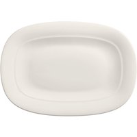 Piatto Premiora VEGA; 26.5x18.5x2.5 cm (LxLxH); bianco crema; ovale; 12 pz. / Pacco