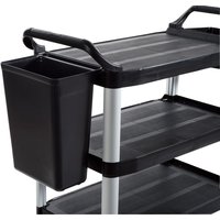 Contenitore per carrello Perfect PULSIVA; 34000 ml, 33.5x23.1x44.5 cm (LxPxH); nero