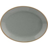 6x VEGA Piatto da portata Sidina ovale; 31x23.5x3.1 cm (LxLxH); grigio; ovale; 6 pz. / Pacco