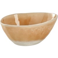 4x VEGA Saladier Cascais organique; 0.8 l, 18.5x15x8.5 cm (LxlxH); abricot; organique; 4 pièce(s) / Lot