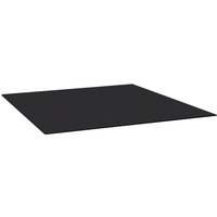Plateau en verre Metropolitan pour mange debout VEGA; 69.5x61x0.5 cm (LxlxH); noir; rectangulaire