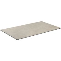 VEGA HPL bordplate utendørs Lift rektangulær; 120x68 cm (LxB); Sand; Rektangulær
