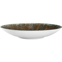 6x VEGA Piatto Saturnus fondo; 1700 ml, 30x5 cm (ØxH); antracite/verde/arancione; rotonda; 6 pz. / Pacco