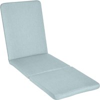 Cuscino per lettini prendisole Oasi VEGA; 196x60x5 cm (LxLxH); azzurro melange
