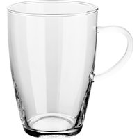 Tazza tè Nini con manico VEGA; 460 ml, 8.6x12 cm (ØxH); trasparente; 6 pz. / Pacco