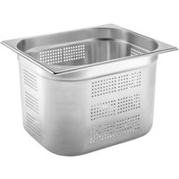 PULSIVA Contenitore gastronorm 1/2 Basic forato ; GN 1/2, 12.5 l, 32.5x26.5x20 cm (LxLxP); argento