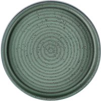 4x VEGA Piatto Snug con bordo basso; 13.5x2 cm (ØxH); verde; rotonda; 4 pz. / Pacco