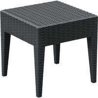 Tavolo lounge Oasi Siesta; 45x45x45 cm (LxLxH); antracite; rettangolare