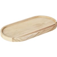 Planchette Magazzolo VEGA; 24x12x1.5 cm (LxlxH); frêne naturel; ovale