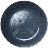 4x PULSIVA Assiette Spirit creuse; 80 cl, 24x4.5 cm (ØxH); bleu; rond(e); 4 pièce(s) / Lot