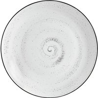 Assiette Fungio plate VEGA; 24 cm (Ø); blanc/noir; rond(e); 6 pièce(s) / Lot