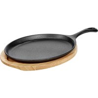 Plat Smart PULSIVA; 24.5x18 cm (Lxl); noir; ovale
