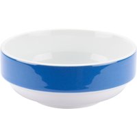 6x PULSIVA Ciotola Multi-Color; 302 ml, 12.3x5.2 cm (ØxH); bianco/blu; 6 pz. / Pacco