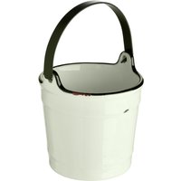 4x VEGA Secchiello Liron; 400 ml, 10x9 cm (ØxH); bianco crema/nero; rotonda; 4 pz. / Pacco