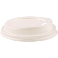 Couvercle en CPLA pour gobelet NATUREStar; 8 cm (Ø); blanc; 50 pièce(s) / Lot