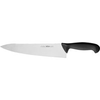 VEGA Coltello cuoco Messina; lunghezza lama 25 cm, 38 cm (L); nero/argento