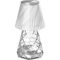 Lampada LED Lola Lux Newgarden; 11x20 cm (ØxH); trasparente