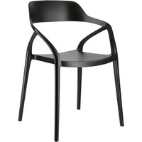 Chaise en matière plastique Soreva PULSIVA; 56.5x52.5x80 cm (lxPxH); noir; 4 pièce(s) / Lot
