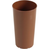 16x suplesse Gobelet réutilisable Suplesse; 400 ml, 8x14.5 cm (ØxH); brun; 16 pièce(s) / Lot