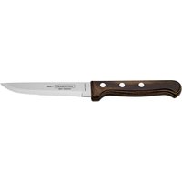 Couteau à steak/pizza Picanha VEGA; 23.5 cm (L); argenté, Poignée brun; 12 pièce(s) / Lot