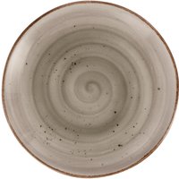 Piatto Nebro piano VEGA; 20 cm (Ø); grigio; rotonda; 6 pz. / Pacco