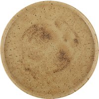 Piatto piano Natura con bordo alto Porland; 21.5x2.15 cm (ØxH); marrone chiaro/marrone scuro; rotonda; 6 pz. / Pacco