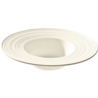 Assiette gourmet Oviedo creuse, avec aile VEGA; 22 cl, 20x5 cm (ØxH); écru; rond(e); 6 pièce(s) / Lot