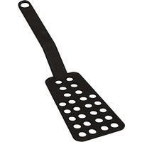 Spatule ajourée pour poêle avec revêtement antiadhésif de Buyer; 28x6.5 cm (Lxl); noir; rectangulaire