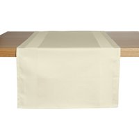 2x ERWIN M. Runner tavola Ambiente; 40x130 cm (LxL); champagne beige; rettangolare; 2 pz. / Pacco