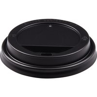 Coperchio per bicchieri da asporto caffè americano WIMEX; 9x1.8 cm (ØxH); nero; 100 pz. / Pacco