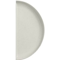 Assiette Ossori plate, demi-lune VEGA; 27.5x13.5 cm (Lxl); beige; demi-sphère; 4 pièce(s) / Lot