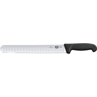 Coltello prosciutto Fibrox lama alveolata Victorinox; lunghezza lama 30 cm, 43.9 cm (L); argento/nero