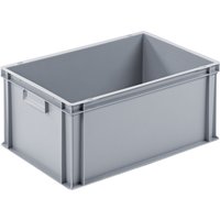 Contenitori impilabili EURO chiusi Ringoplast; 56300 ml, 40x60x28 cm (LxLxH); grigio
