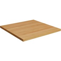 Plateau de table d'intérieur en bois massif Kentucky carré VEGA; 70x70x3 cm (LxlxH); hêtre/naturel; carré(e)